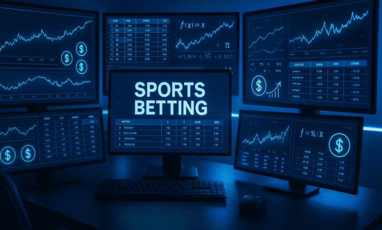 computador com imagem de apostas esportivas