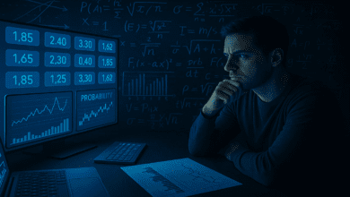 homem estudando sobre as odds de apostas